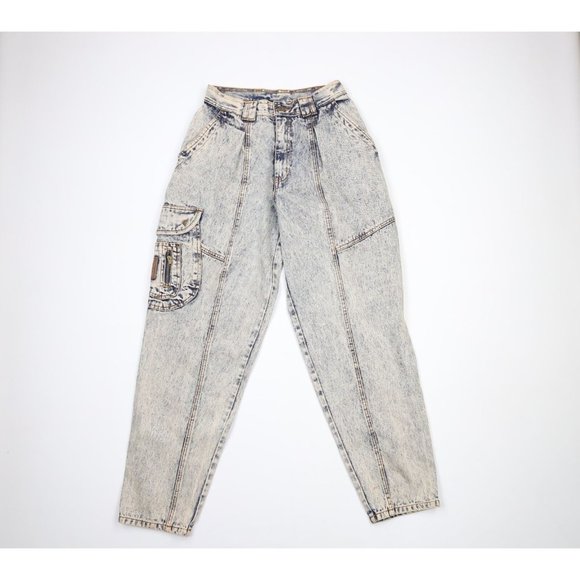 Vintage Black Distressed Tapered Jeans - W28 L29 main image 0